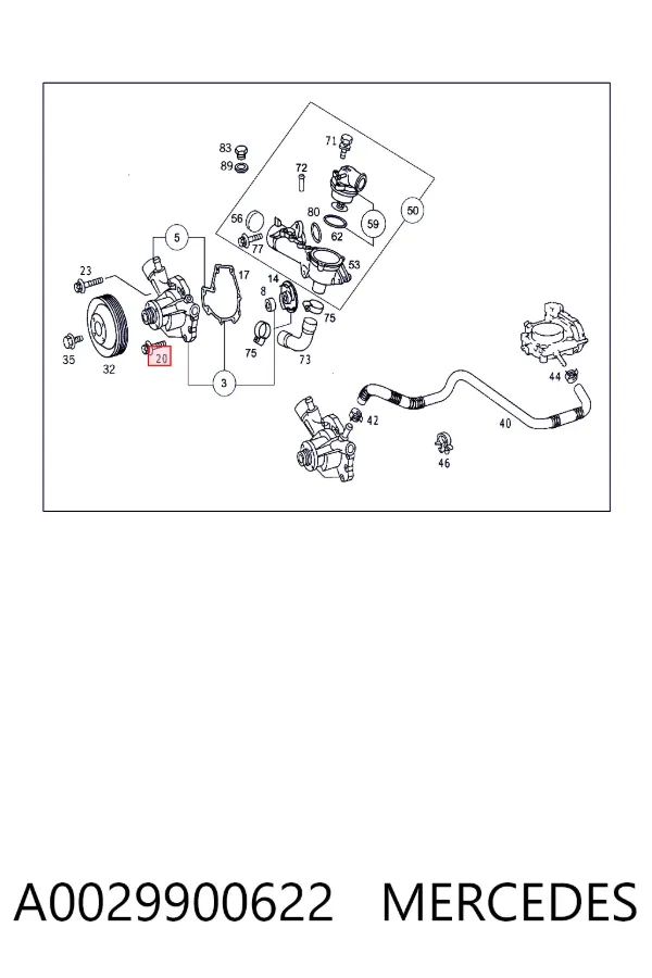  A0029900622 Mercedes