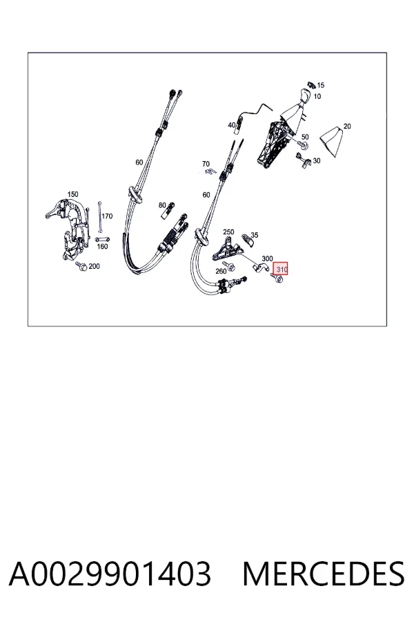 Parafuso de panela de motor A0029901403 Mercedes