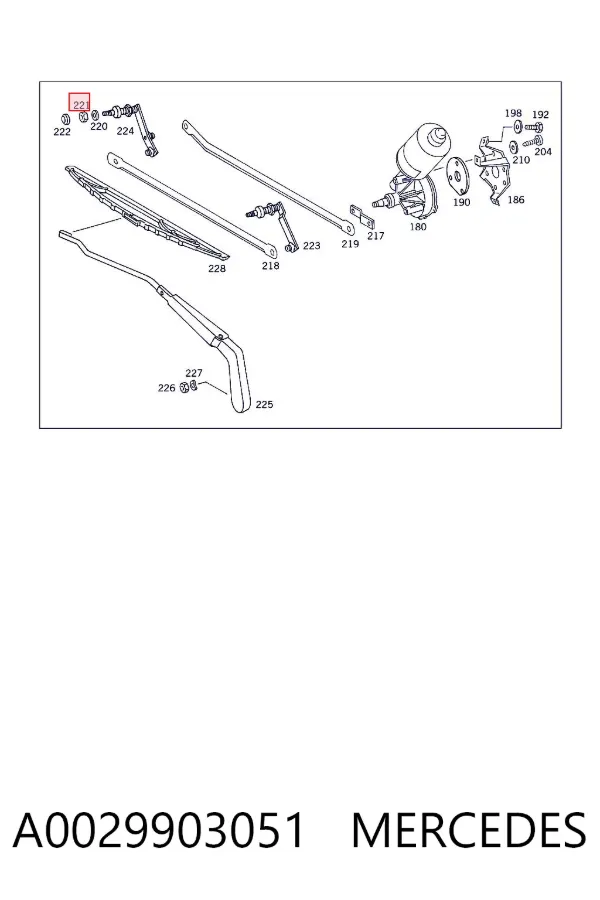  A0029903051 Mercedes