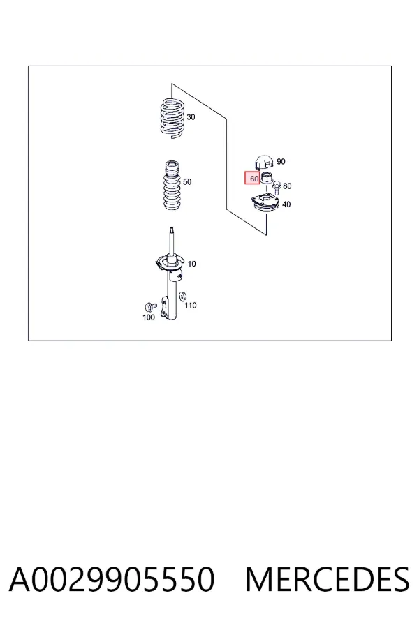  A0029905550 Mercedes