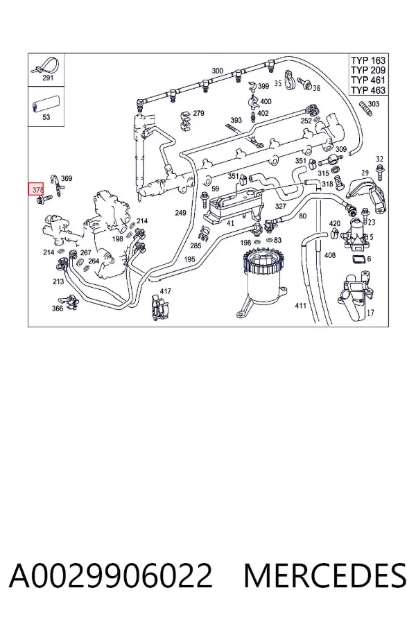  A0029906022 Mercedes