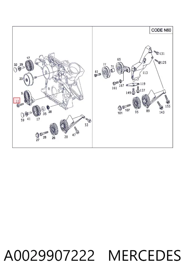  A0029907222 Mercedes