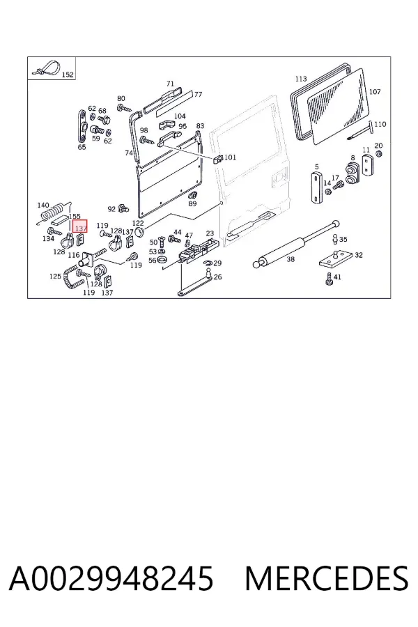  A0029948245 Mercedes