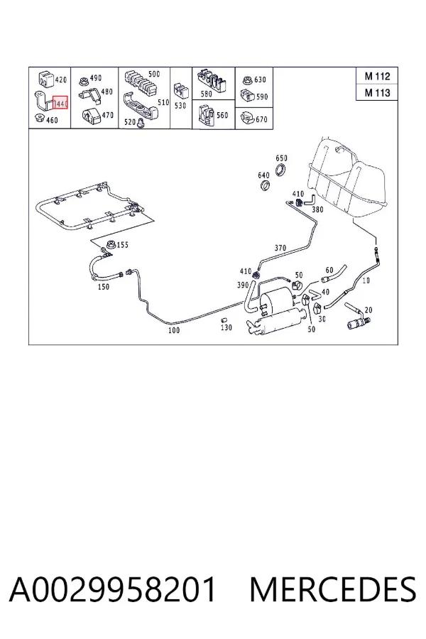  A0029958201 Mercedes