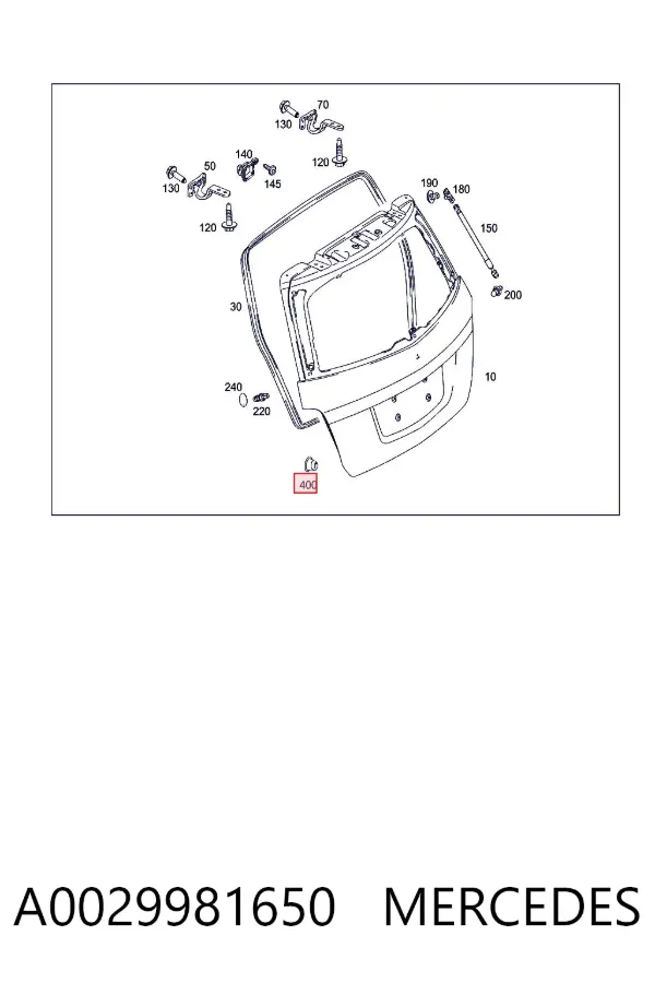  A0029981650 Mercedes