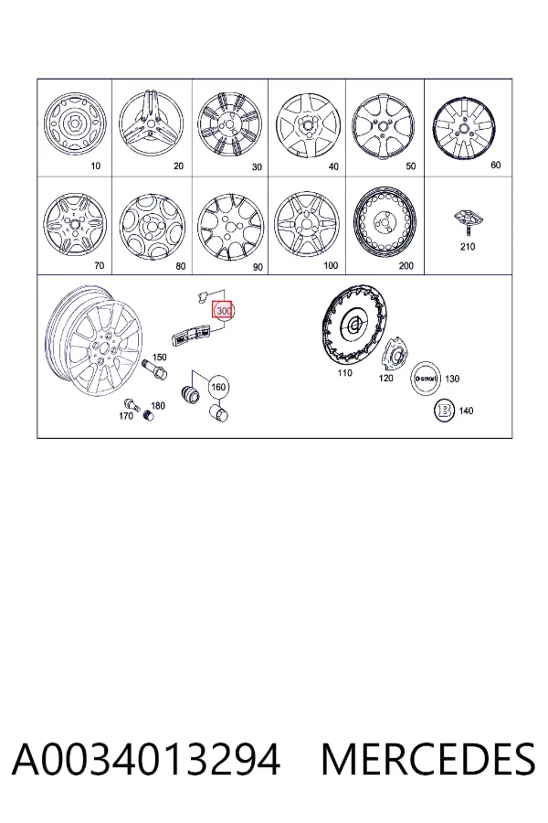  A0034013294 Mercedes