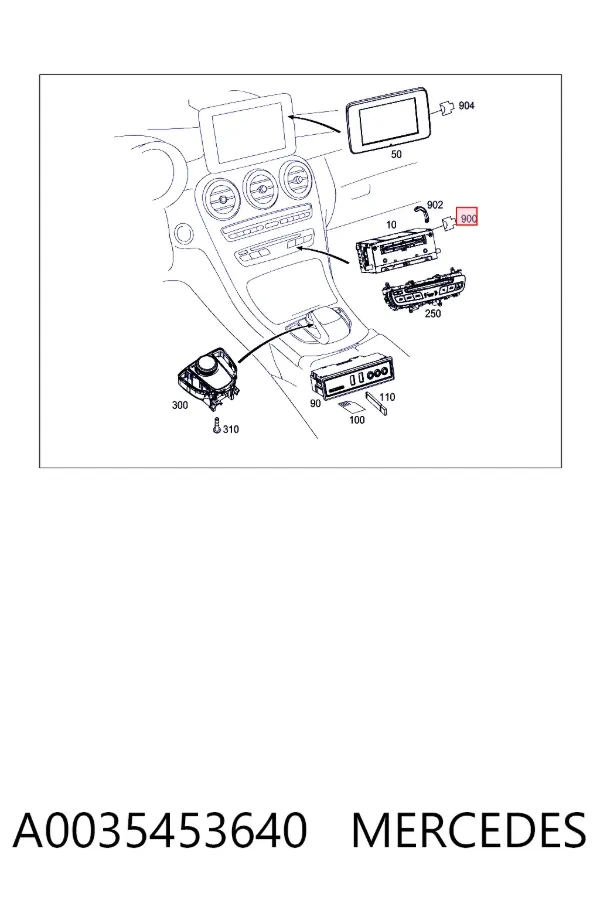  A0035453640 Mercedes