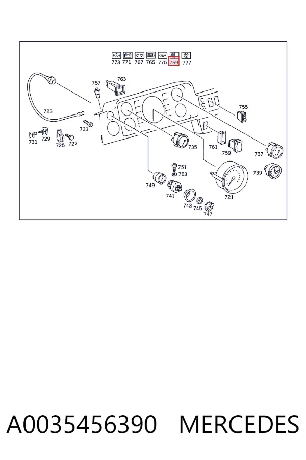  A0035456390 Mercedes