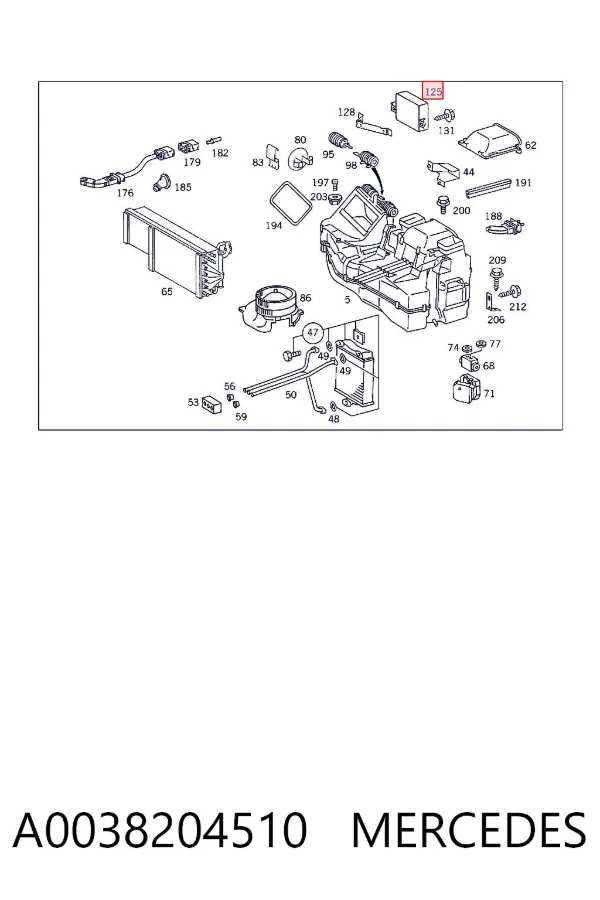  A0038204510 Mercedes
