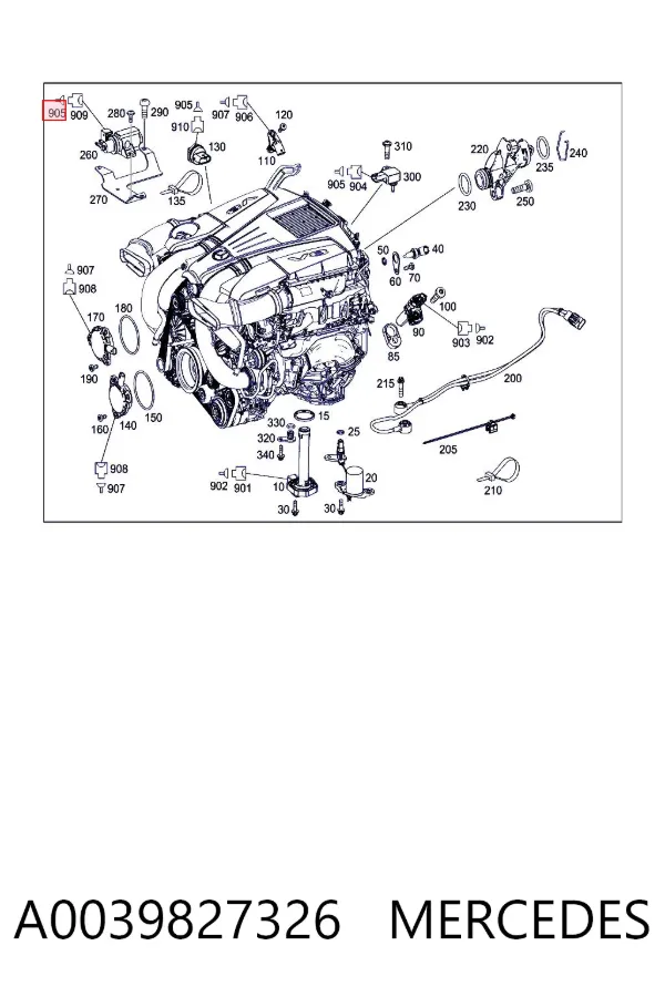  A0039827326 Mercedes