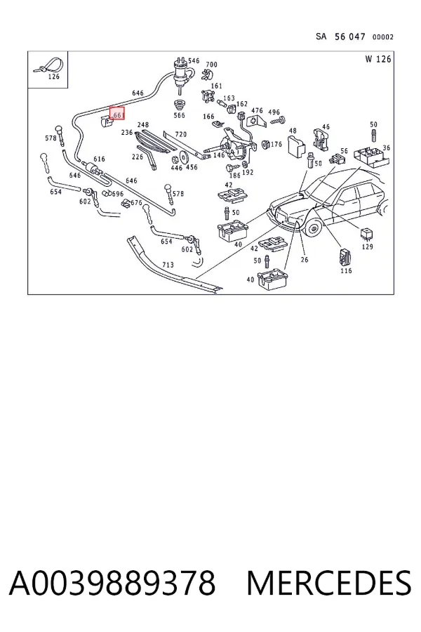  A0039889378 Mercedes