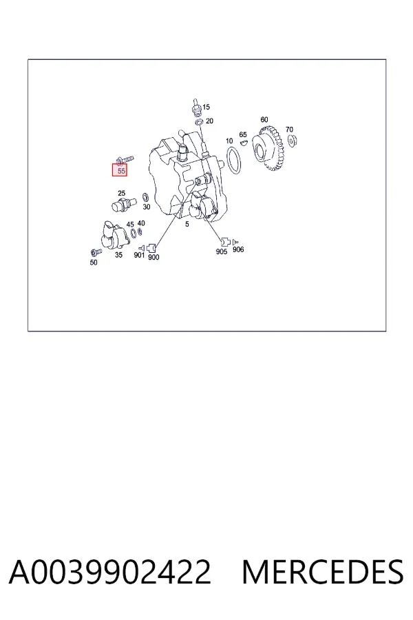  A0039902422 Mercedes