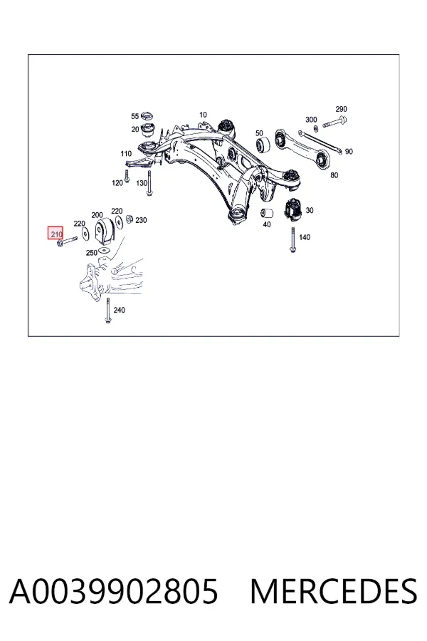  A0039902805 Mercedes