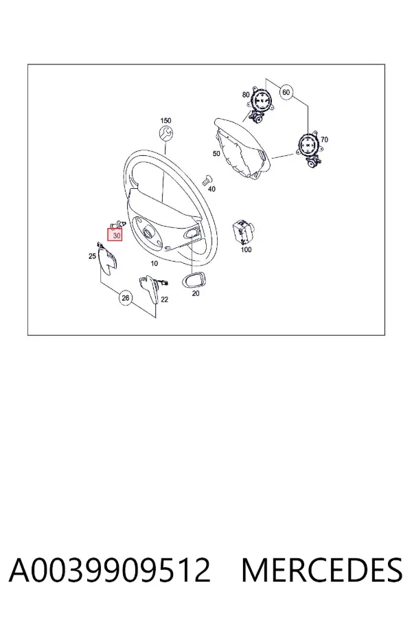  A0039909512 Mercedes