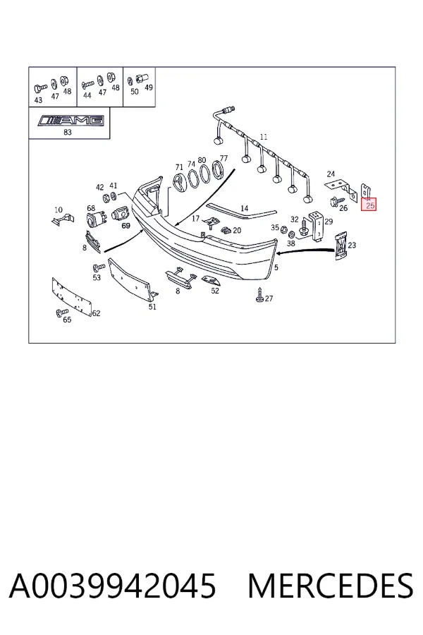  A0039942045 Mercedes
