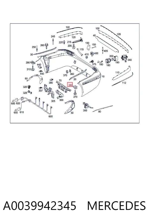  A0039942345 Mercedes