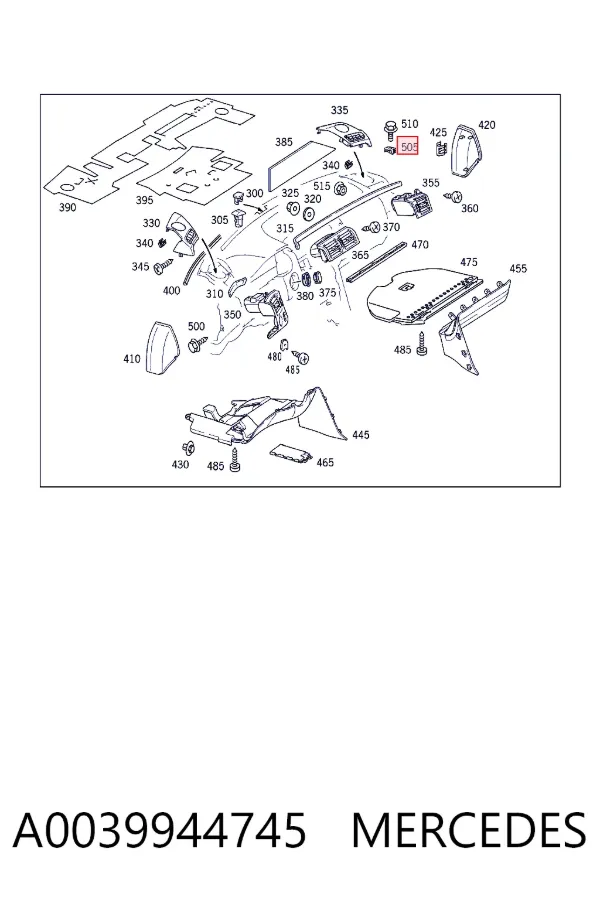  A0039944745 Mercedes