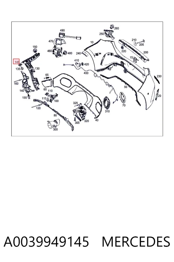  A0039949145 Mercedes