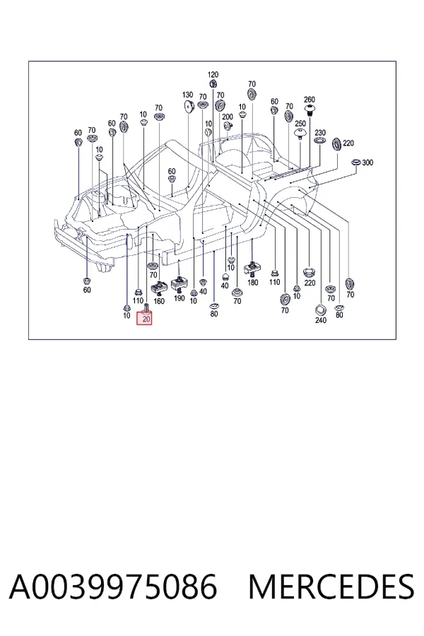  A0039975086 Mercedes