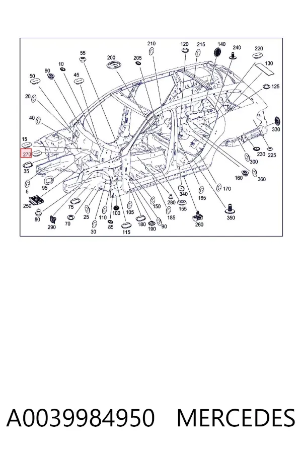  A0039984950 Mercedes