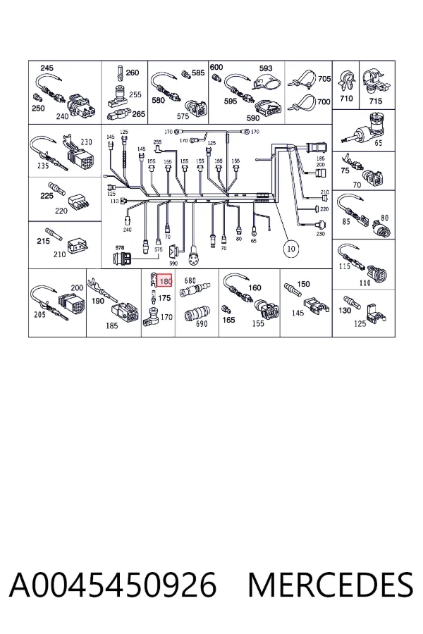  A0045450926 Mercedes