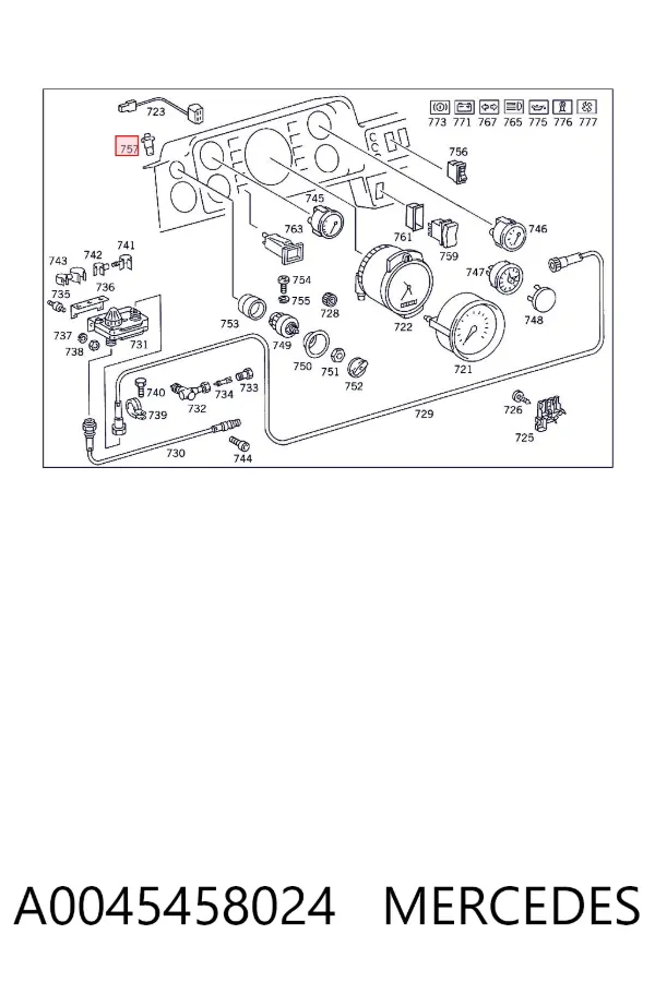  A0045458024 Mercedes