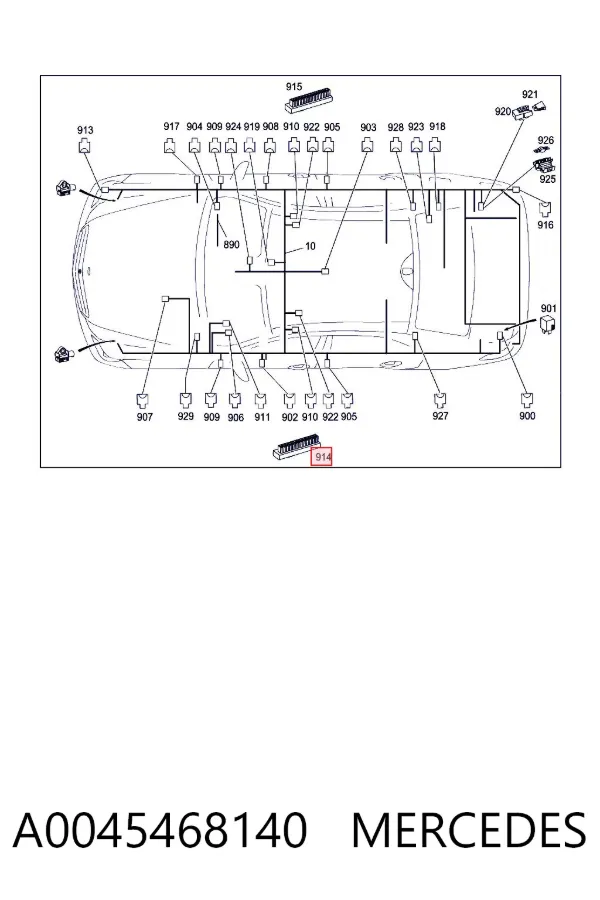  A0045468140 Mercedes