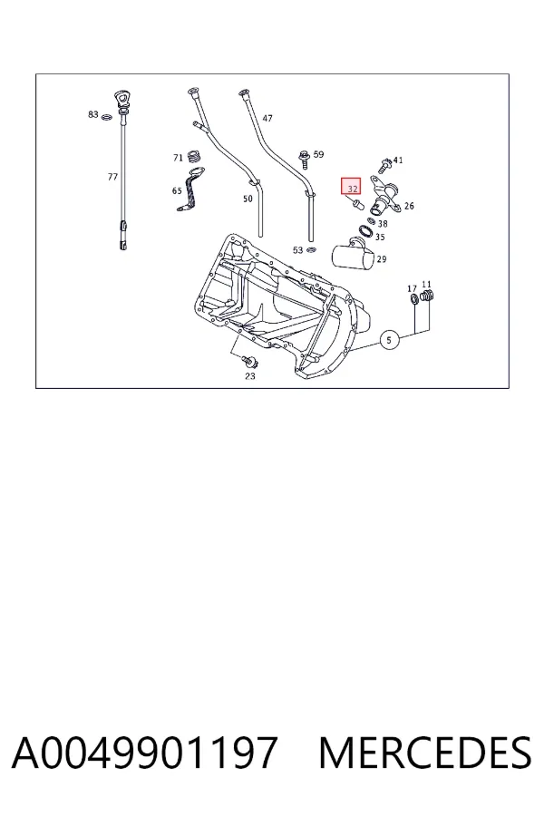  A0049901197 Mercedes