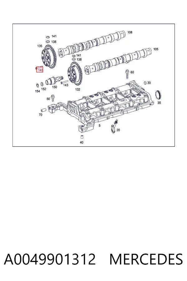  A0049901312 Mercedes