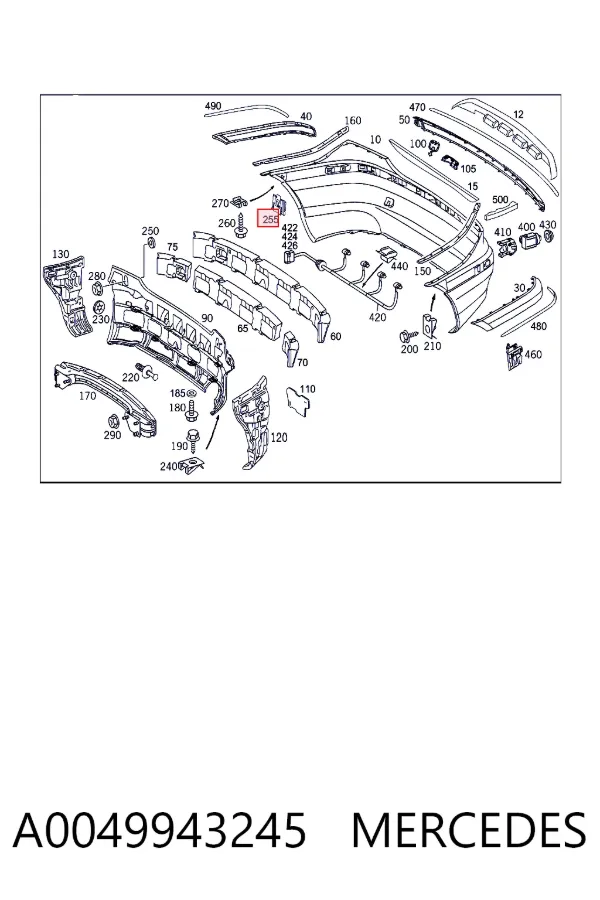  A0049943245 Mercedes