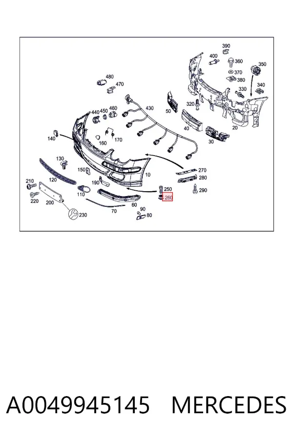  A0049945145 Mercedes