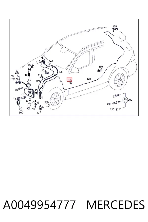  A0049954777 Mercedes