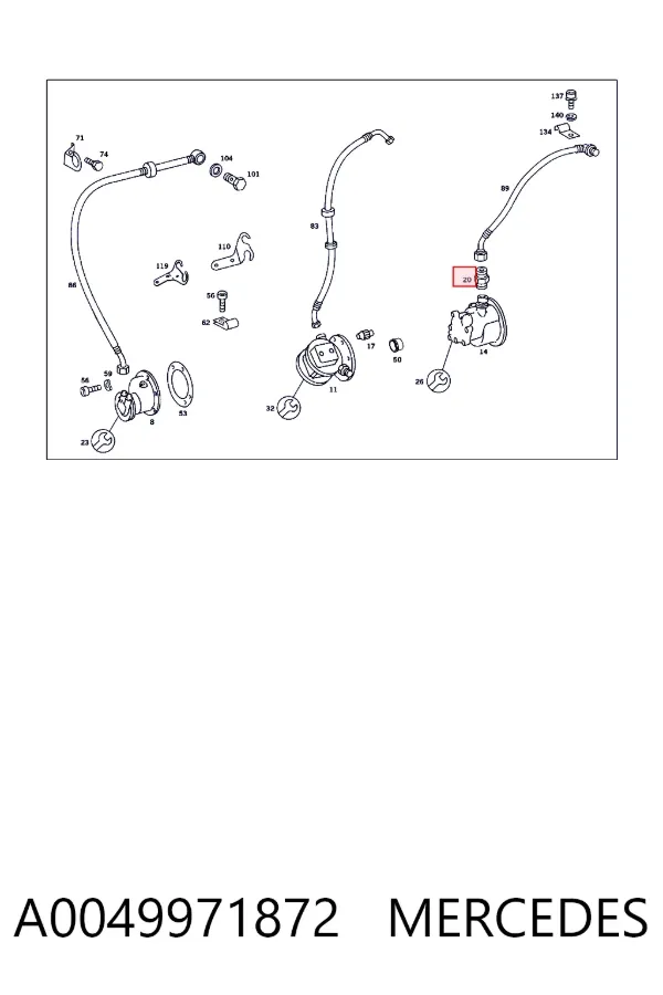  A0049971872 Mercedes