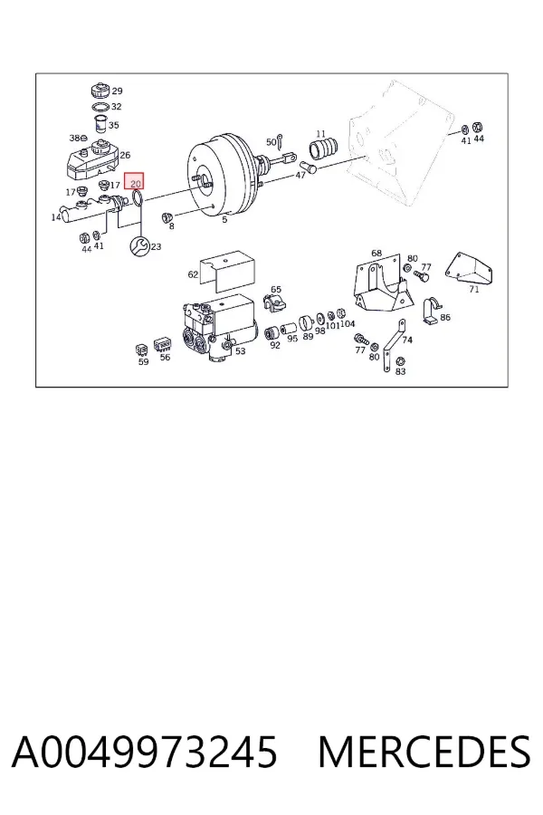  A0049973245 Mercedes