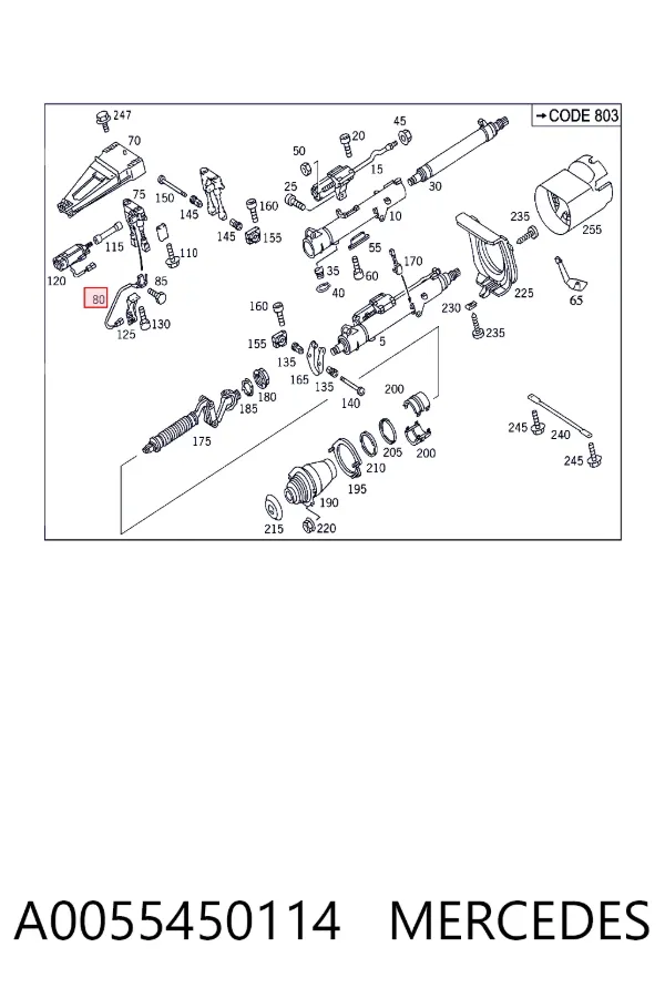  A0055450114 Mercedes