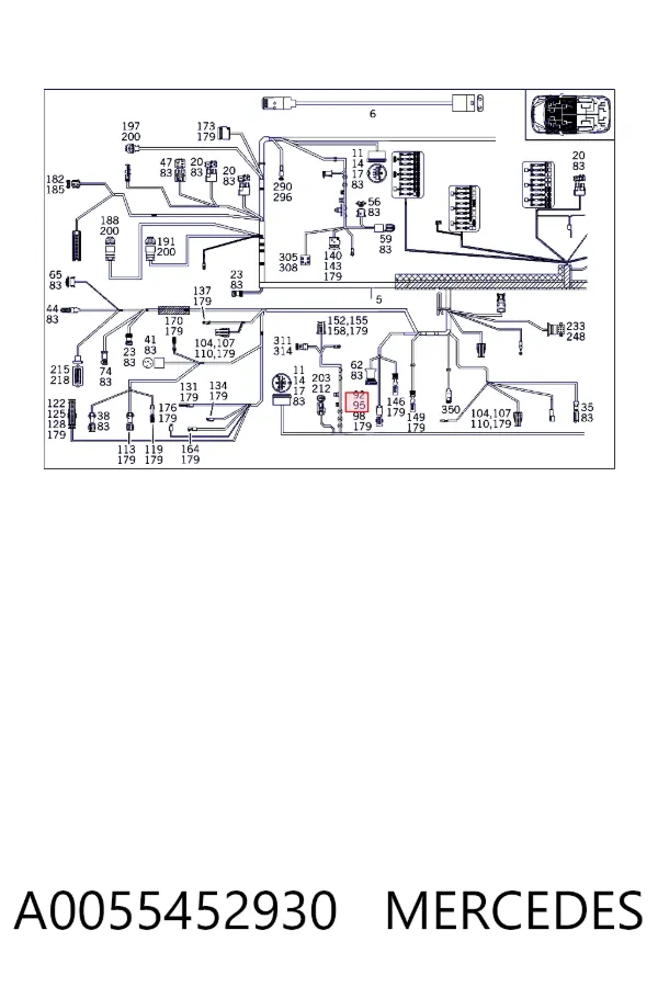  A0055452930 Mercedes