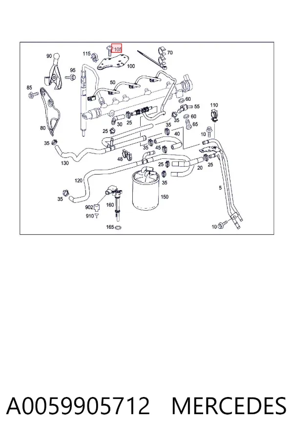  A0059905712 Mercedes