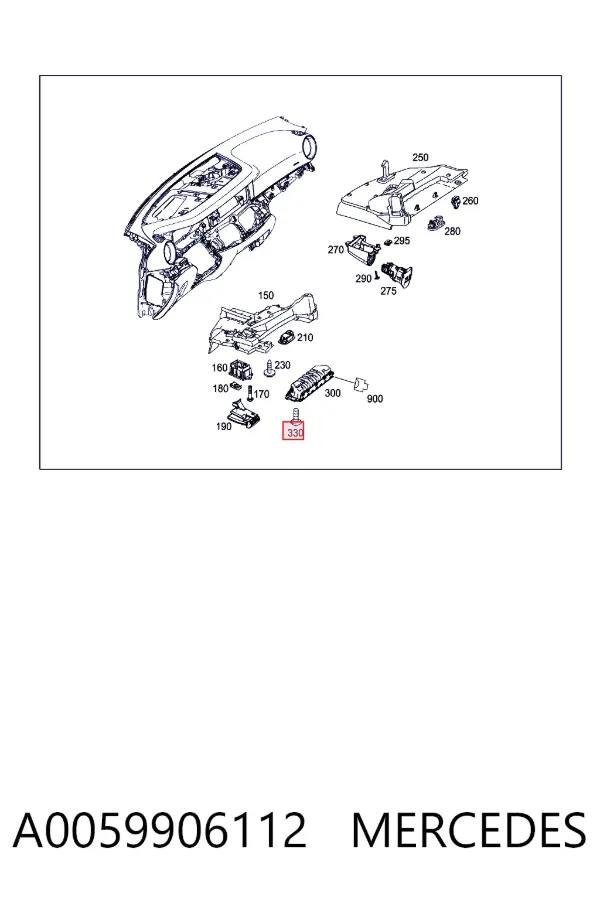 A0059906112 Mercedes