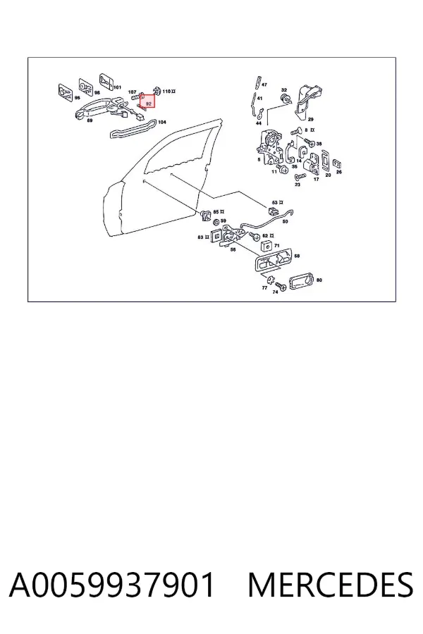  A0059937901 Mercedes