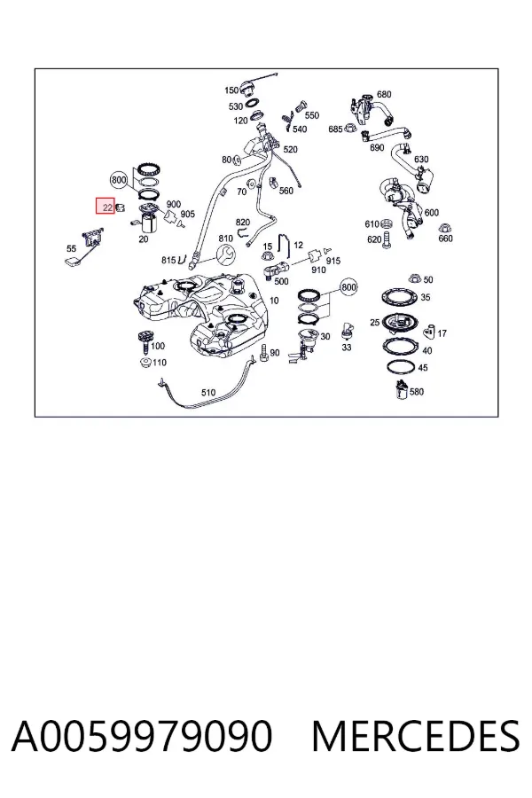  A0059979090 Mercedes