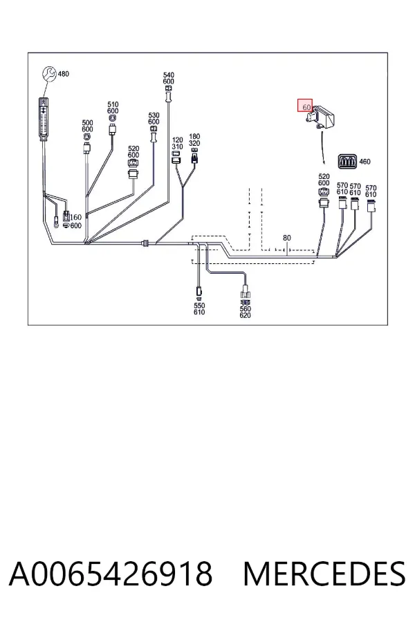 Sensor de aceleração transversal (ESP) A0065426918 Mercedes