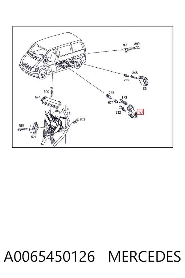  A0065450126 Mercedes