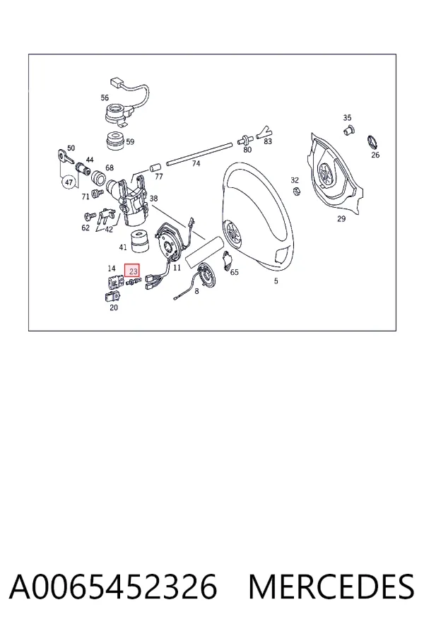  A0065452326 Mercedes