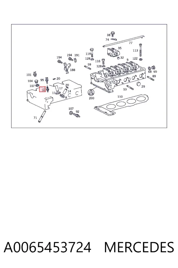 Sensor de temperatura do fluido de esfriamento A0065453724 Mercedes