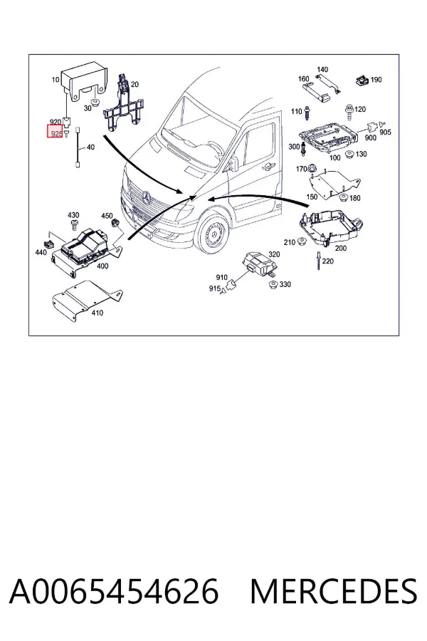  A0065454626 Mercedes