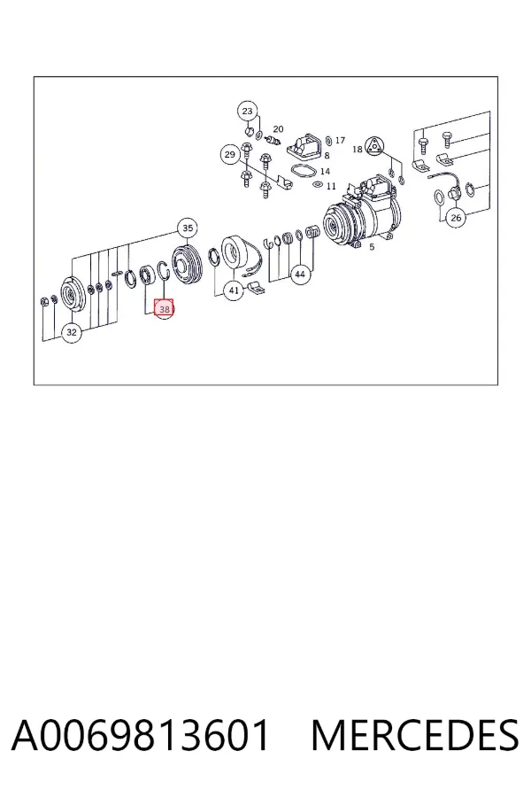  A0069813601 Mercedes