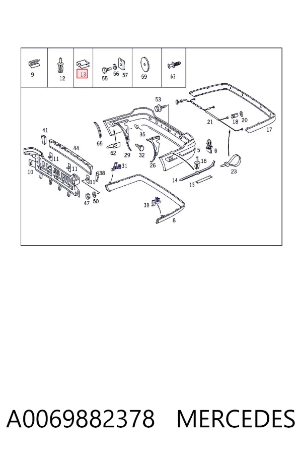  A0069882378 Mercedes
