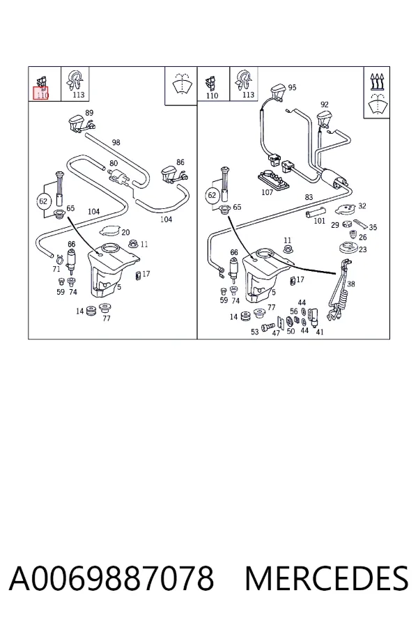  A0069887078 Mercedes