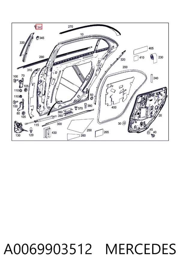  A0069903512 Mercedes