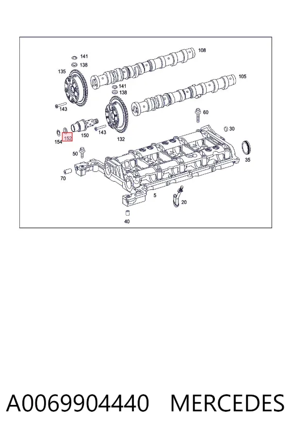  A0069904440 Mercedes